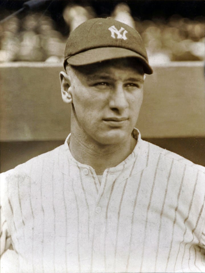 Lou Gehrig baseball player