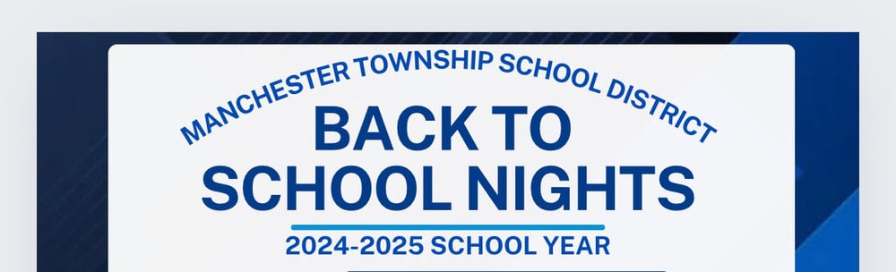 Manchester Township School District Calendar 2024-2025