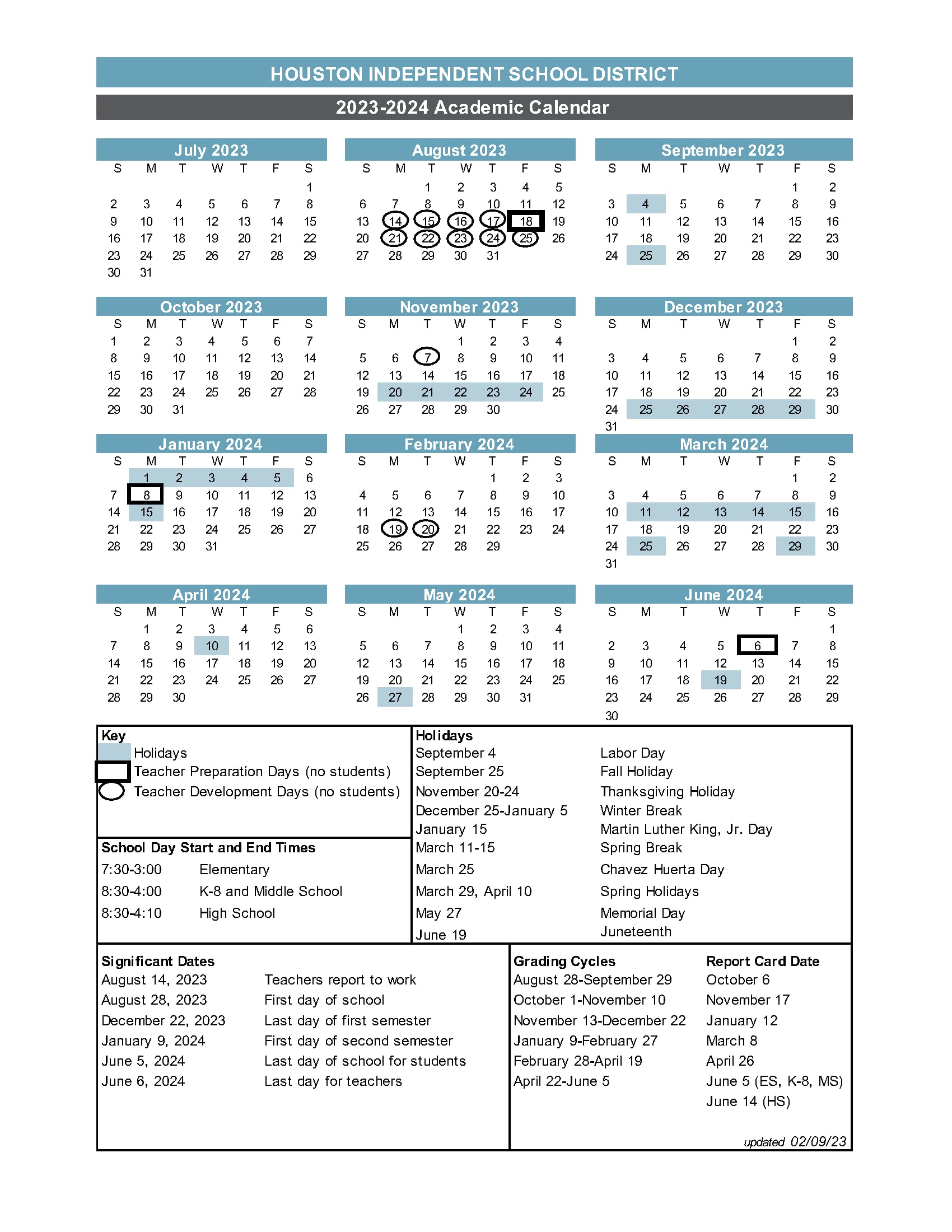 Mary Our Queen School Calendar 2024-2025 Key Dates