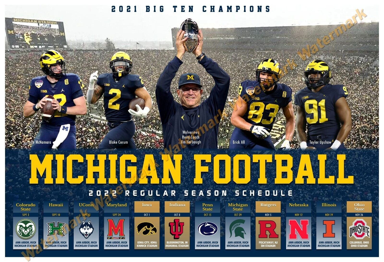 Michigan Football Schedule