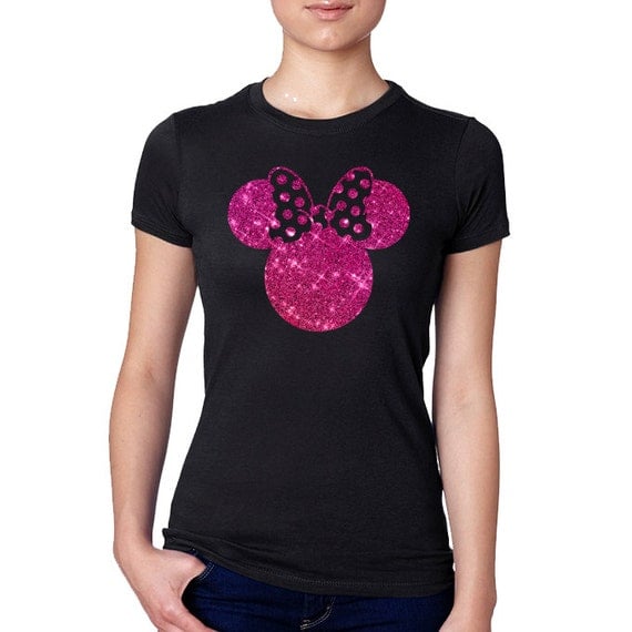 Minnie Mouse New Year's Eve Glitter Shirt