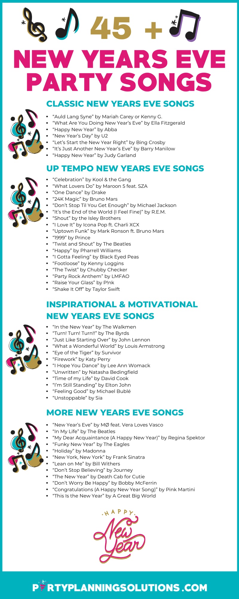 Modern New Year's Eve Song Lyrics