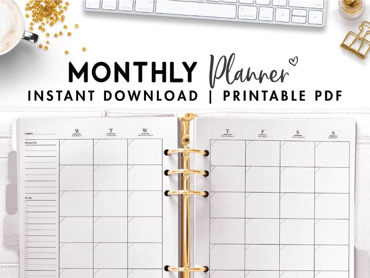 Monthly Wall Calendar Planner Organizer Effectiveness