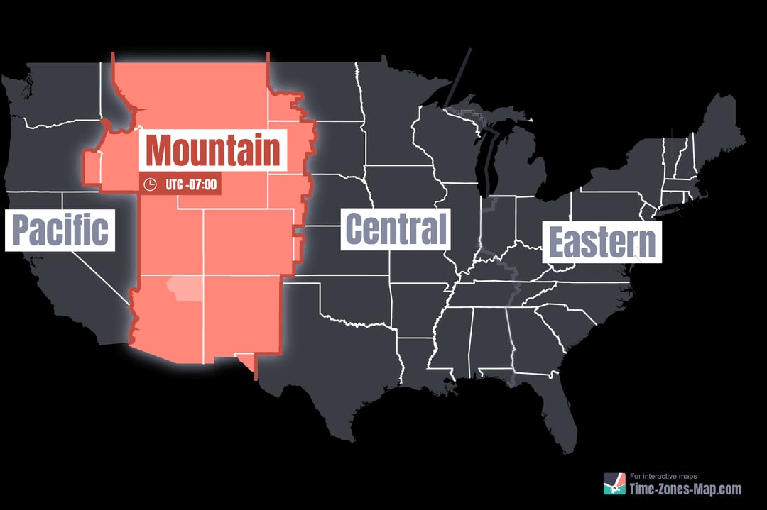 Mountain Time Zone Clock