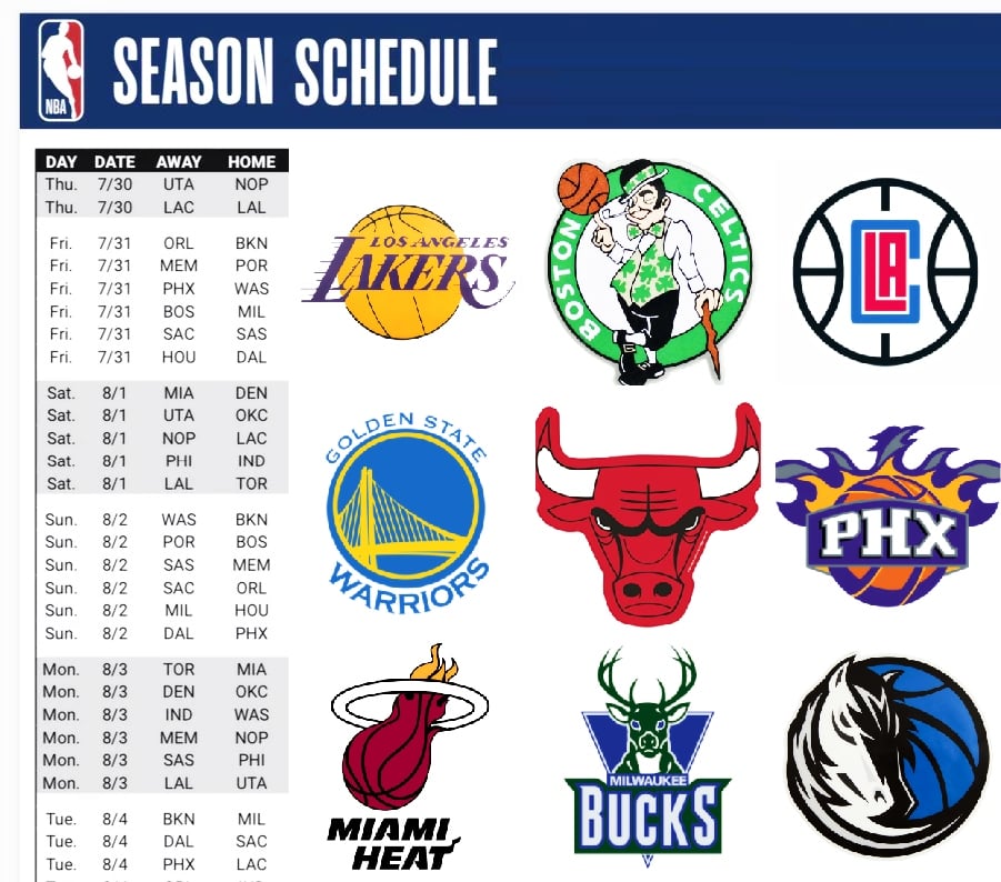 Nba 2025 Schedule: Top 10 Anticipated Matchups Revealed