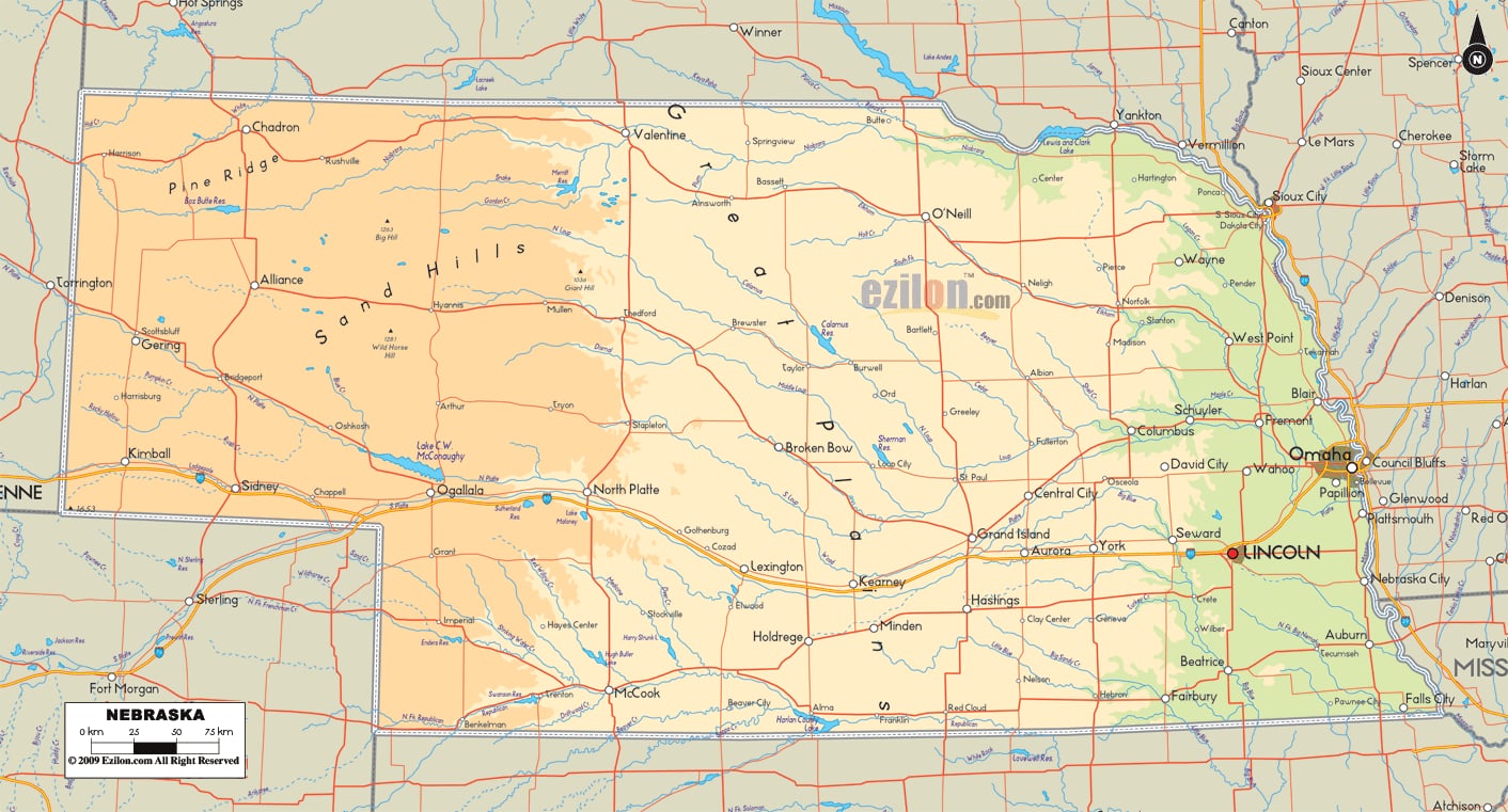 Nebraska Time Zones