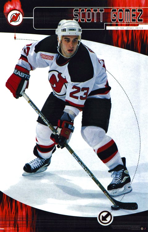 New Jersey Devils Poster Evolution