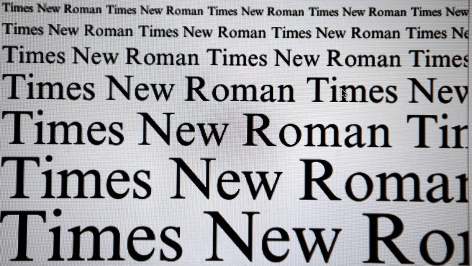 New Times Roman in the Digital Age