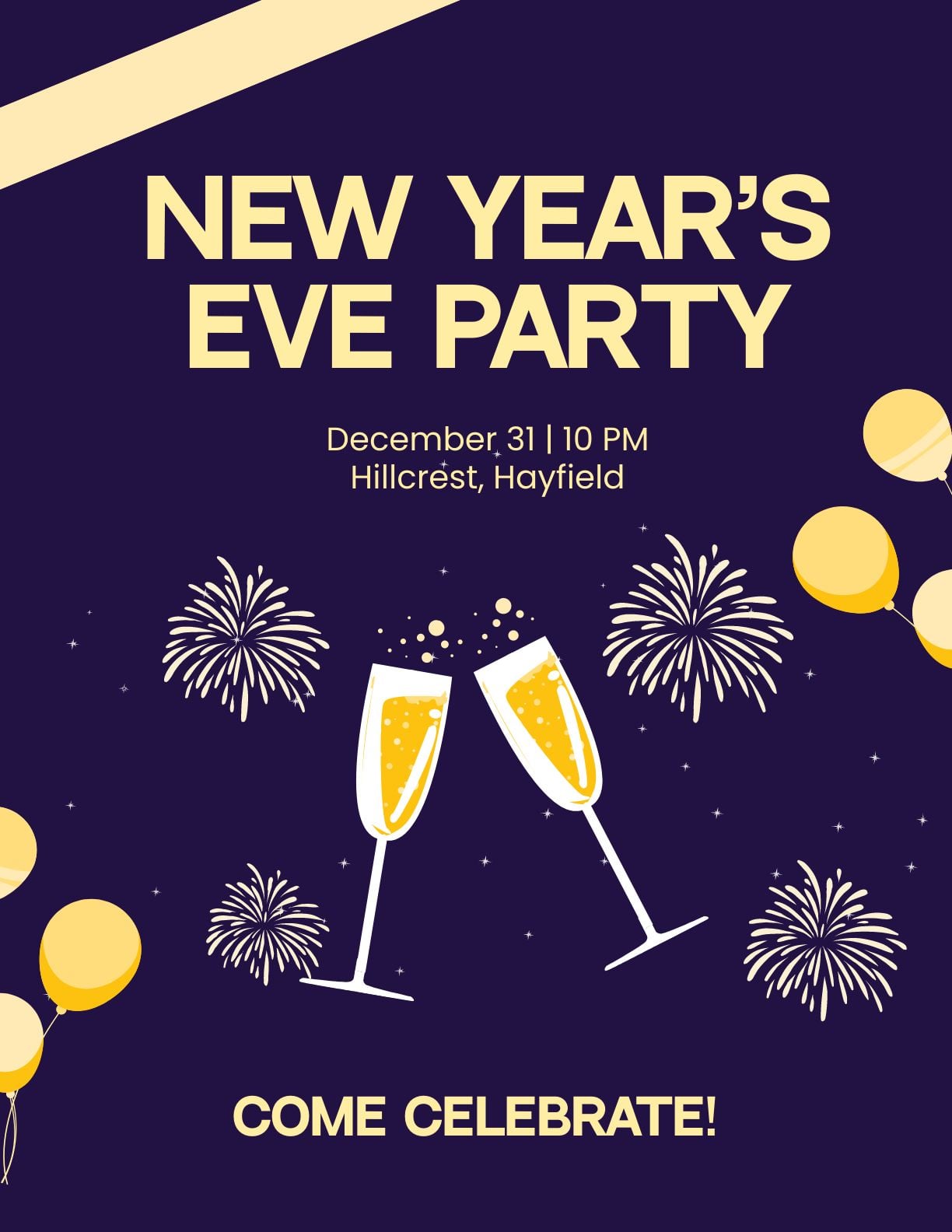 New Year's Eve Graphic Design