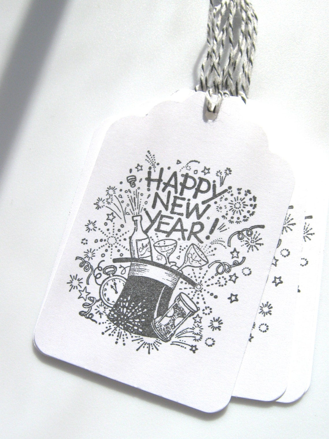 New Year Gift Tags