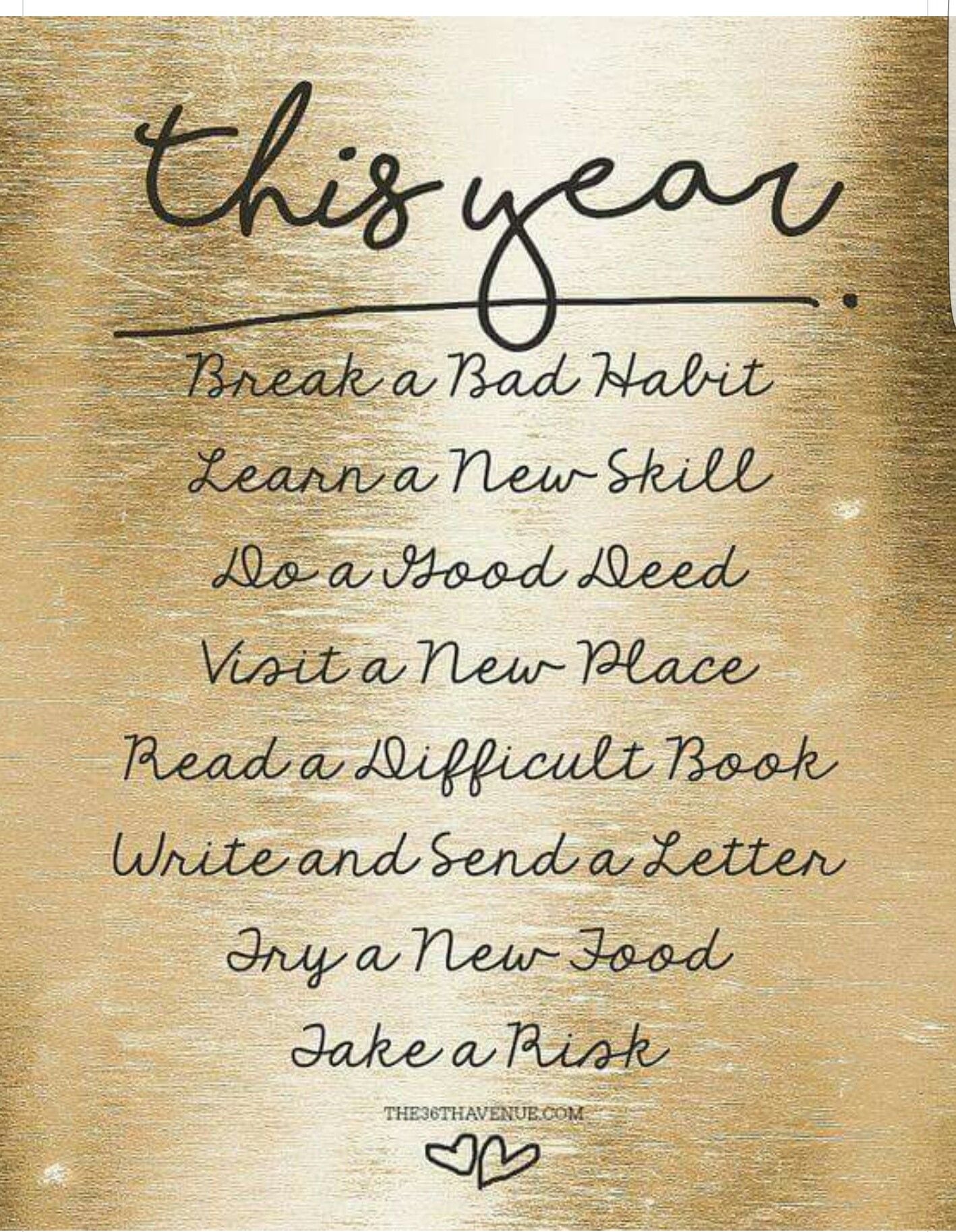 New Year Inspiration