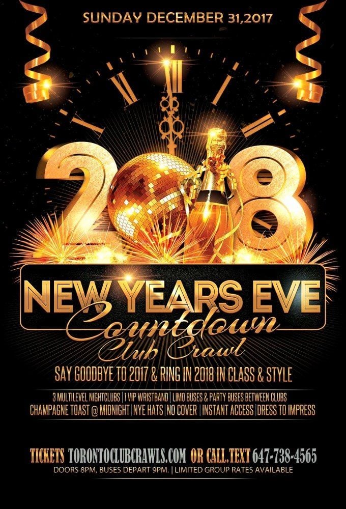 New Year's Eve Flyer Distribution