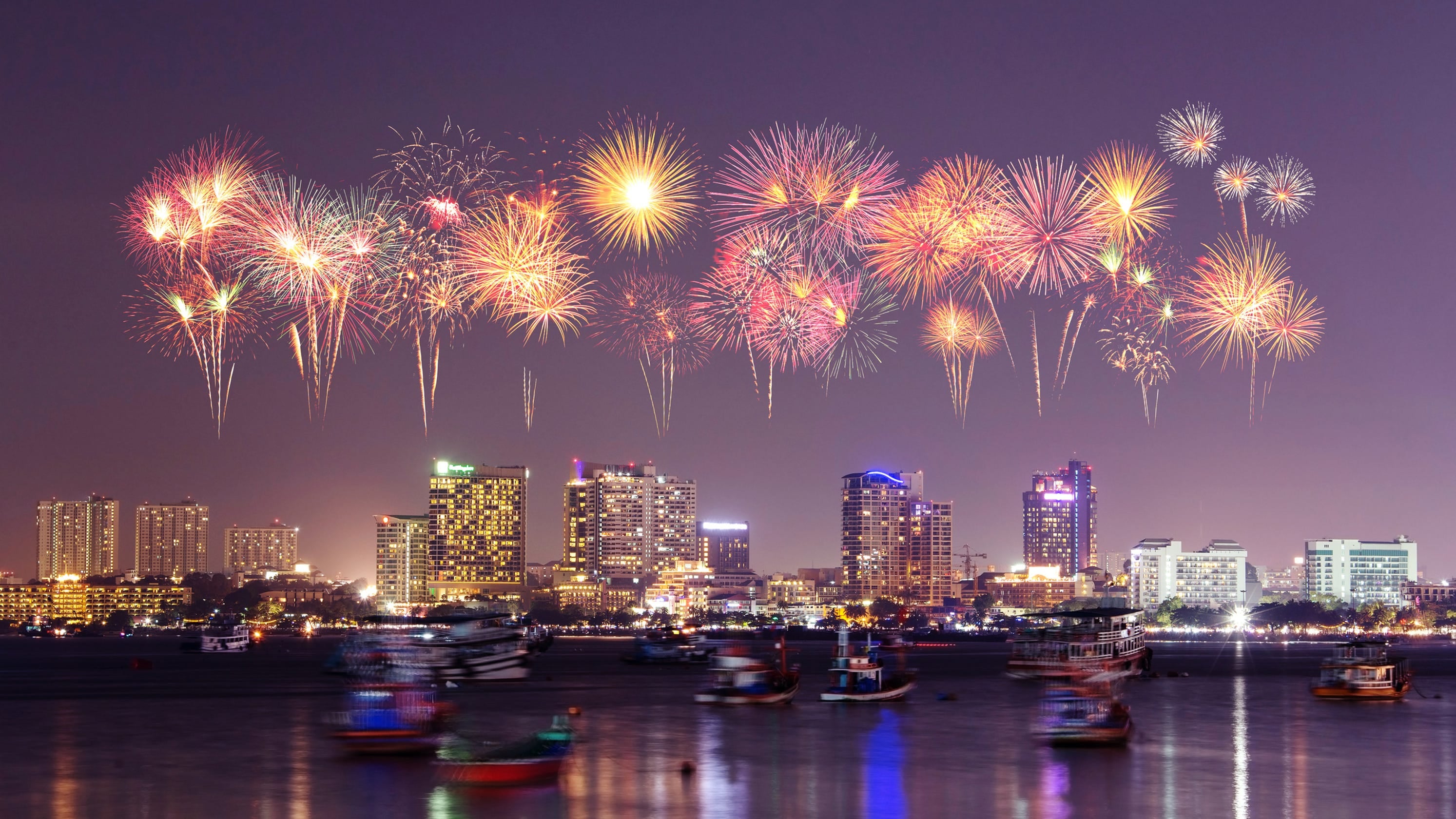 New Years Eve Time Around The World