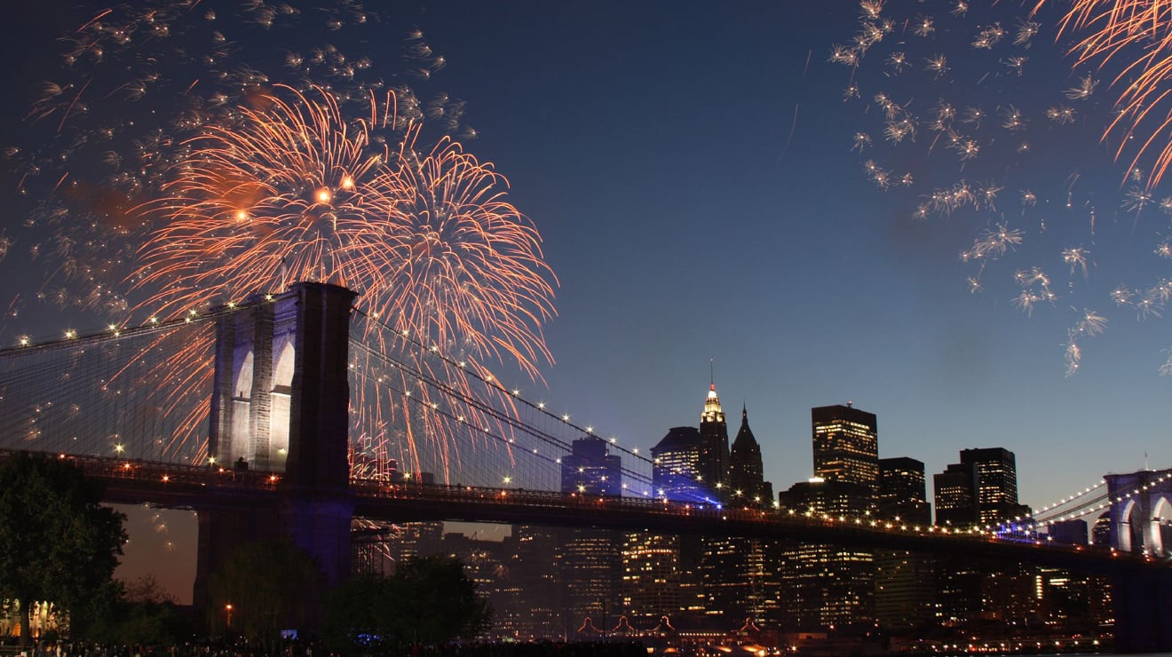 New Year's Eve Fireworks in New York