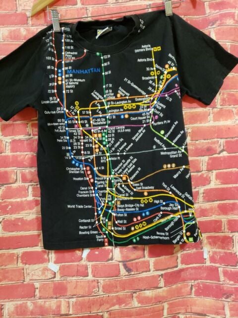 New York Subway T Shirt Fashion Inspiration