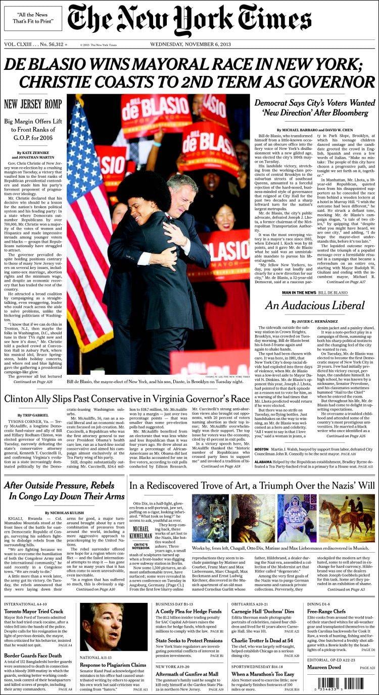 New York Times: A Window To United States News