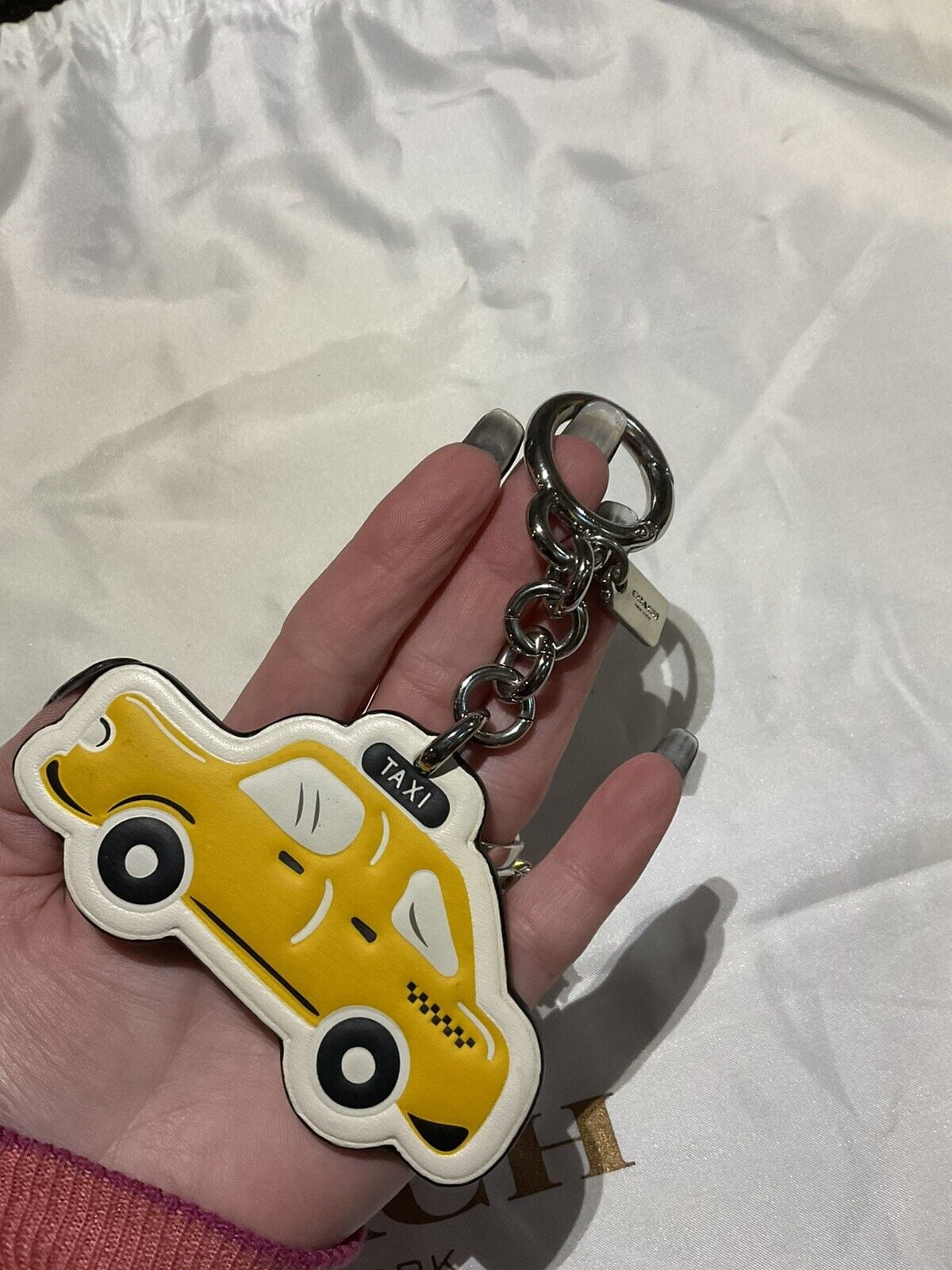 NYC Taxi Cab Keychain