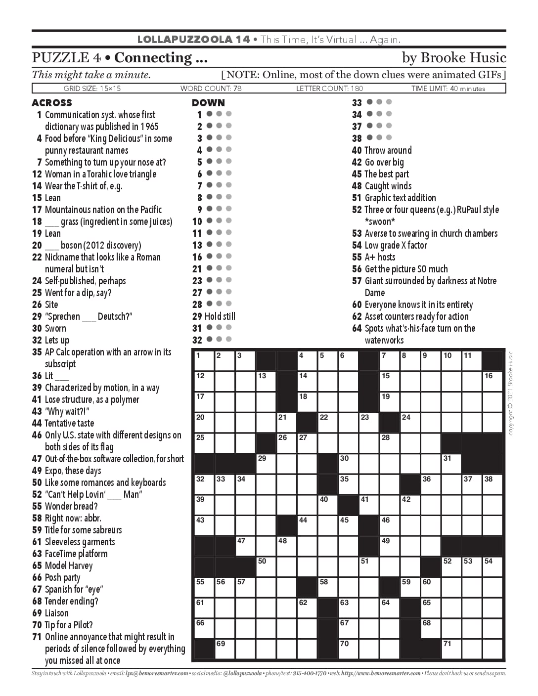 NYT Crossword Puzzle