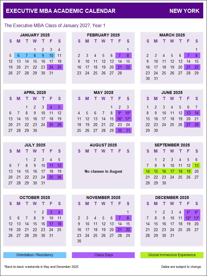 Nyu Stern Academic Calendar 2024-2025: Key Dates And Deadlines