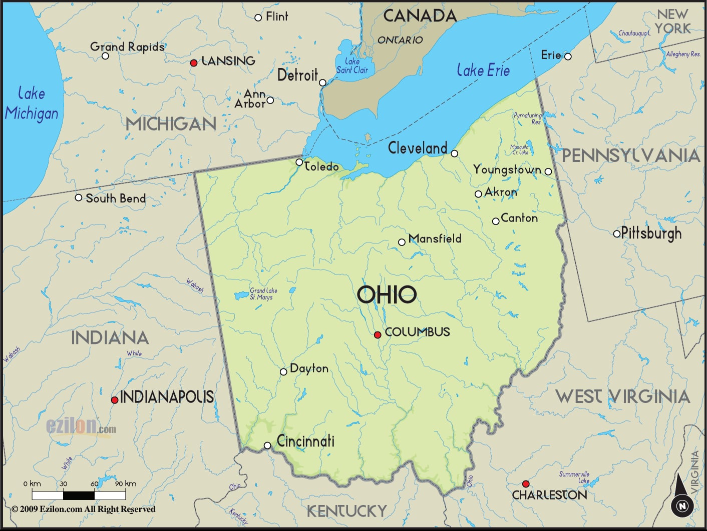 Ohio Map