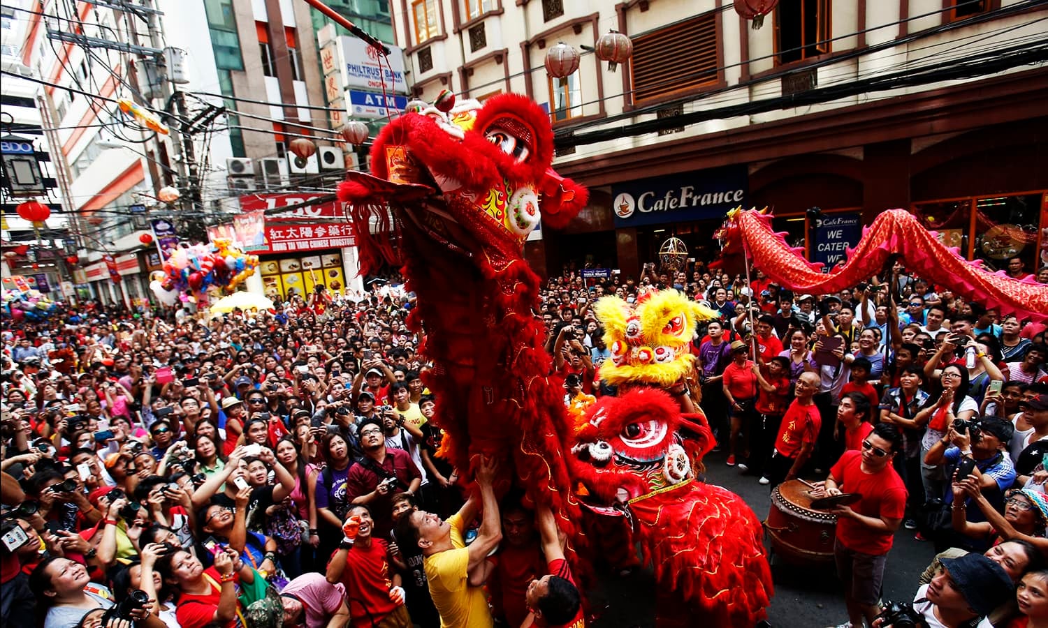 Participating in Chinese New Year Celebrations