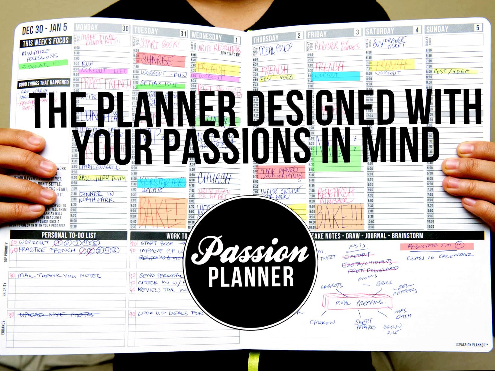 Passion Planner Mini Calendar