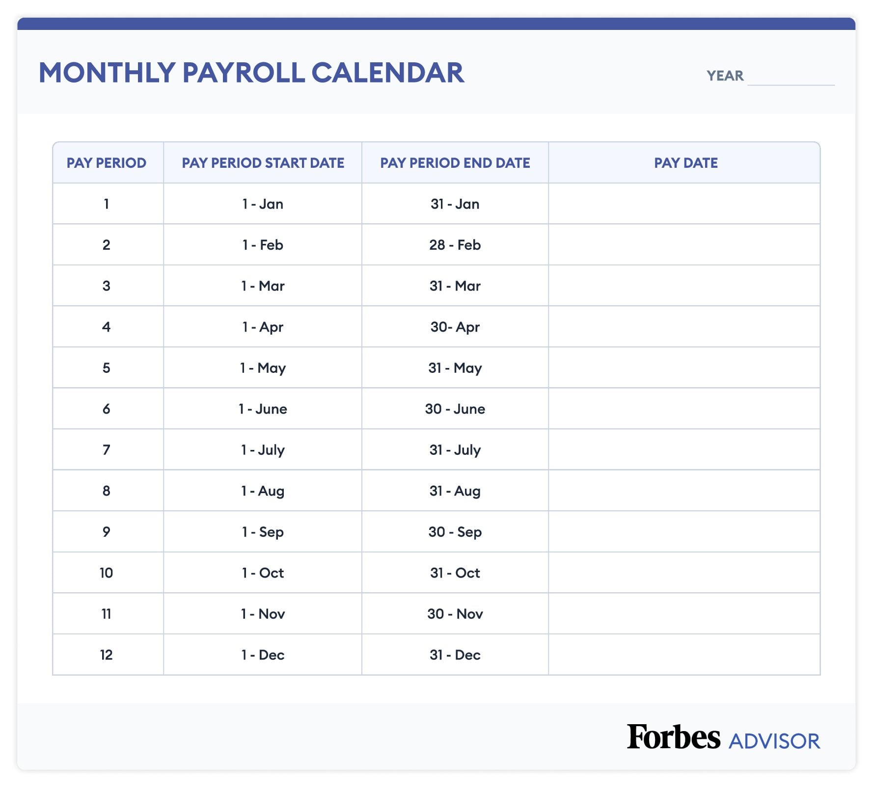 Biweekly Payroll Calendar Template Excel