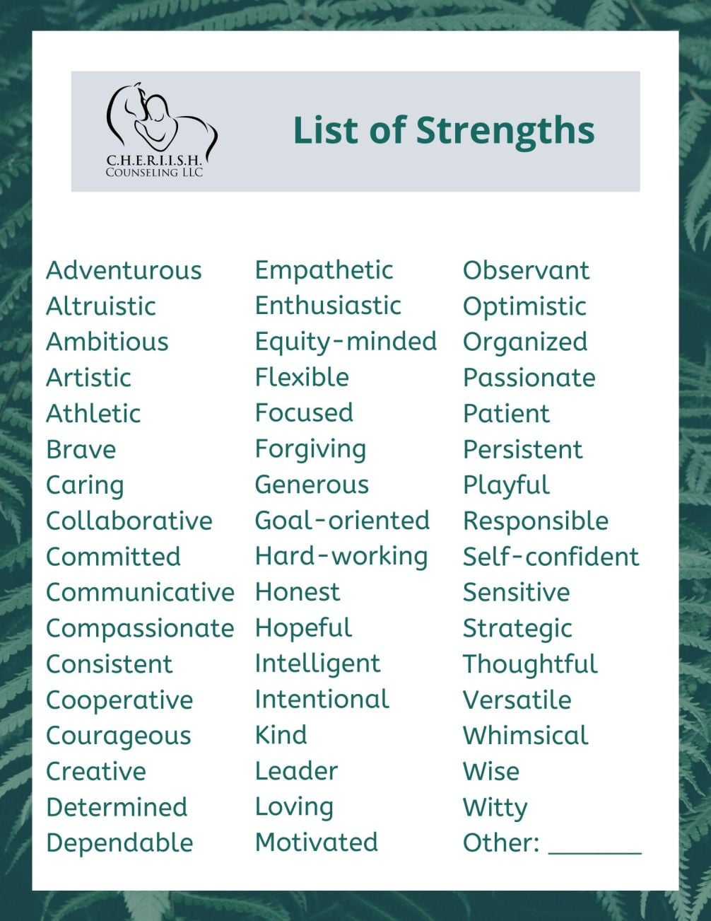 Personal Strengths