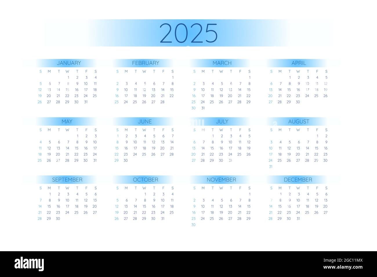 Pocket Calendar 2025