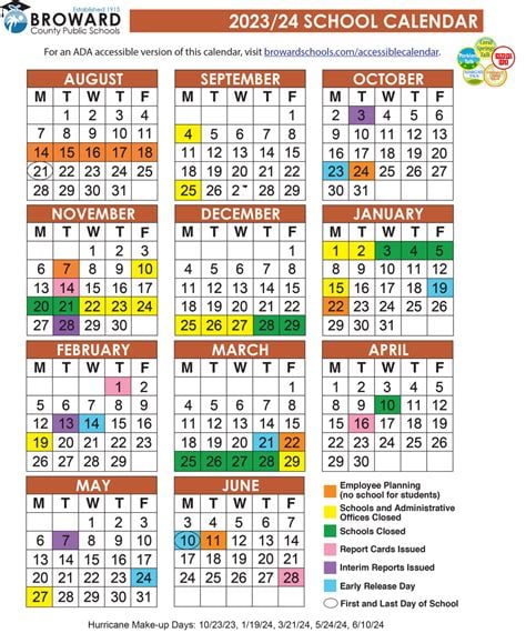 Public School Calendar