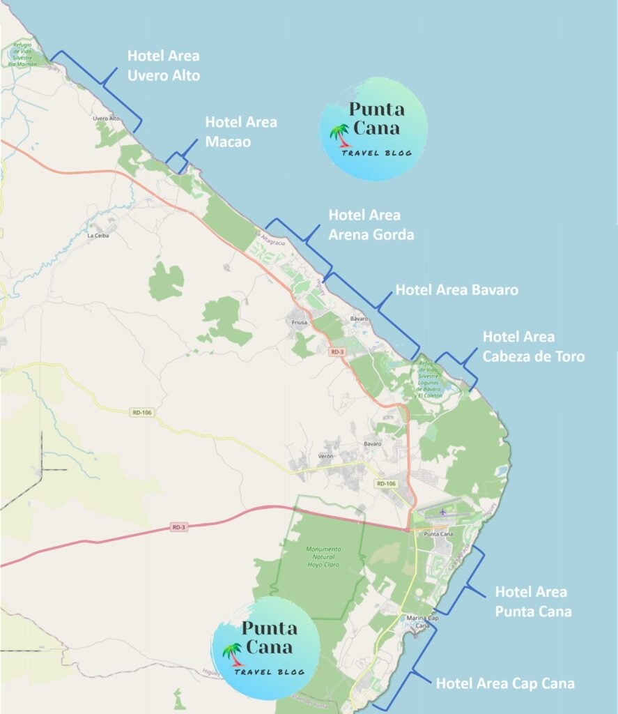 Punta Cana Map