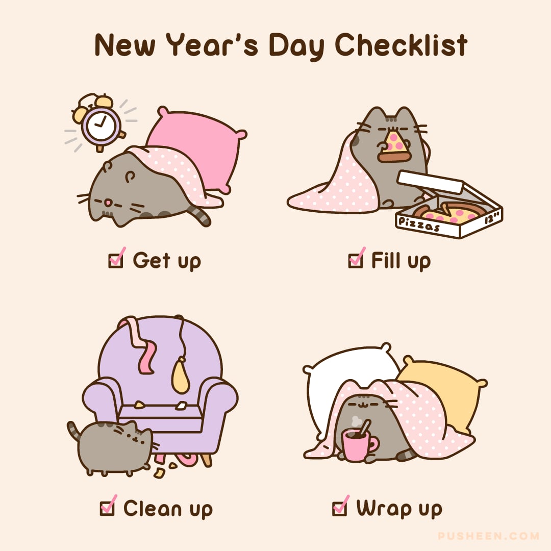 Join the Pusheen New Year's Celebration