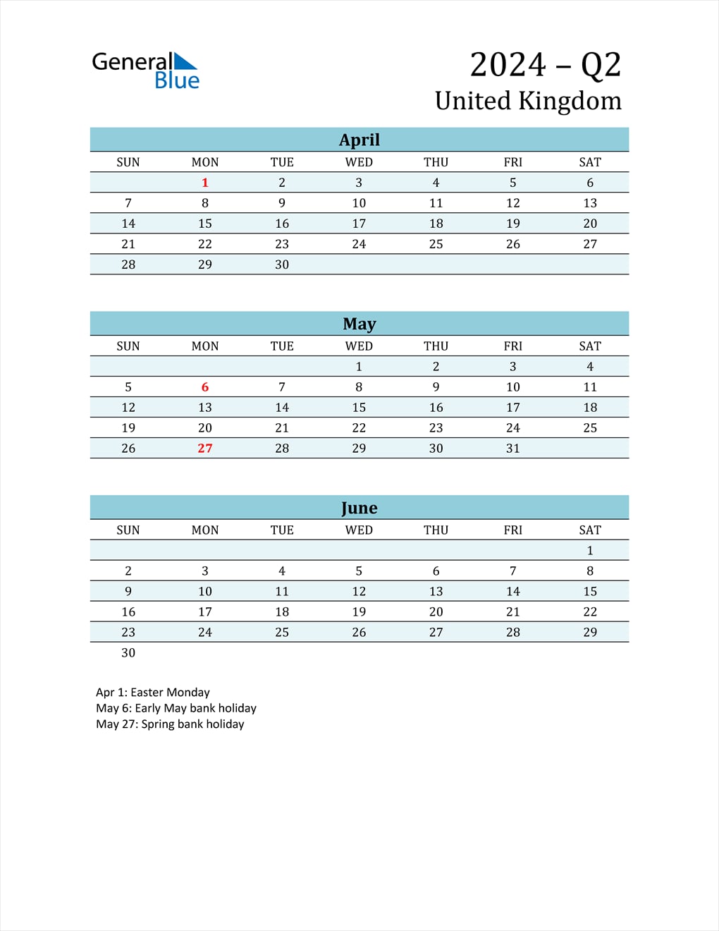 Q2 2024 Tech Calendar