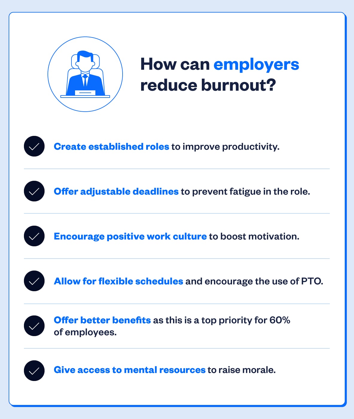 Reduce Burnout