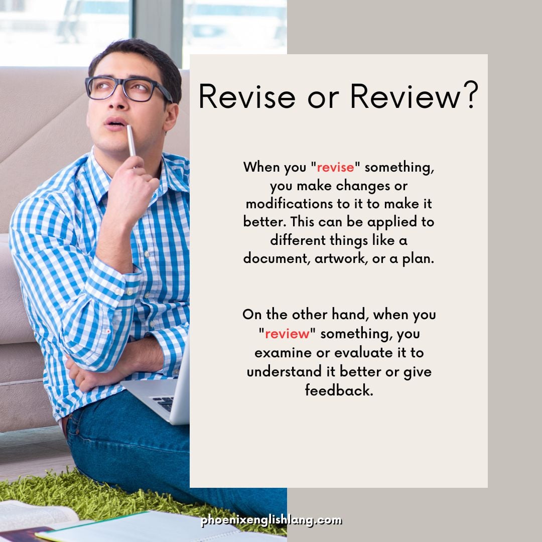 Review and Revise Your Plan