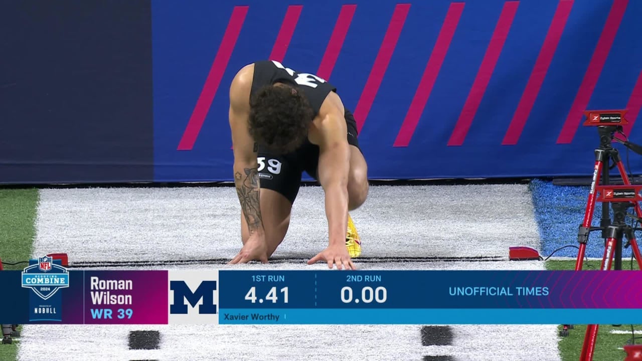 Roman Wilson 40 Yard Dash Time Revealed