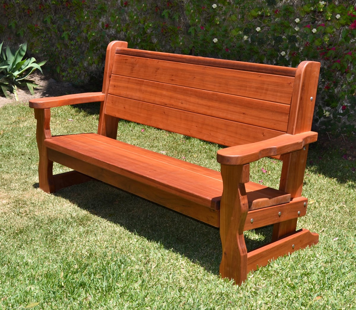 The Rustic Wooden Bench