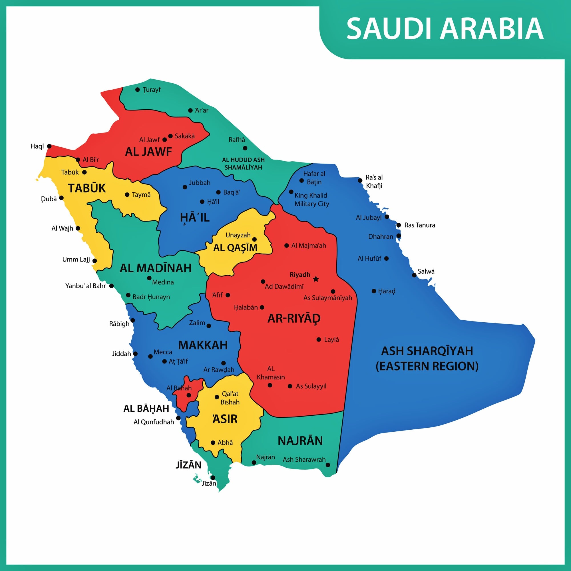 Saudi Arabia Map