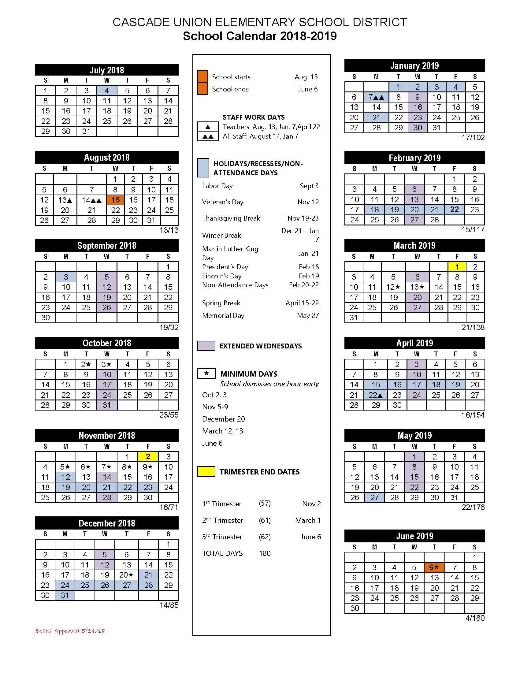 St Thomas Aquinas School Calendar 2024-2025 Pdf Download