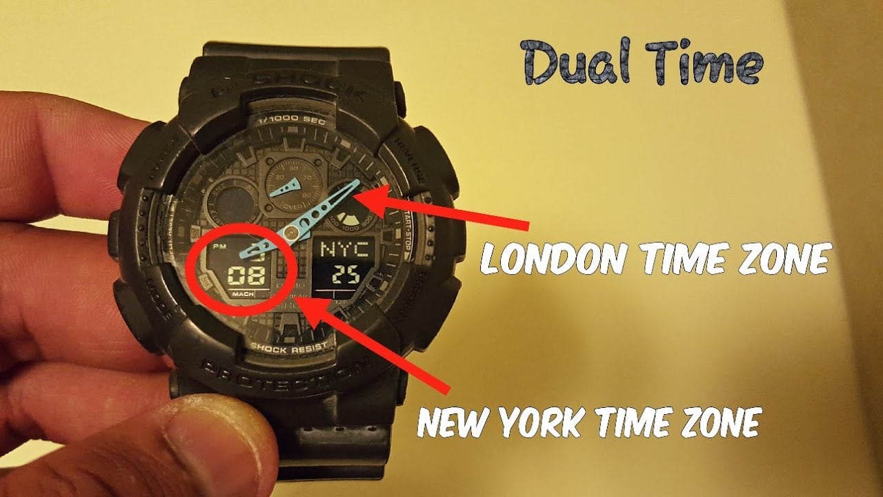 Smartwatch Time Zone Conversion