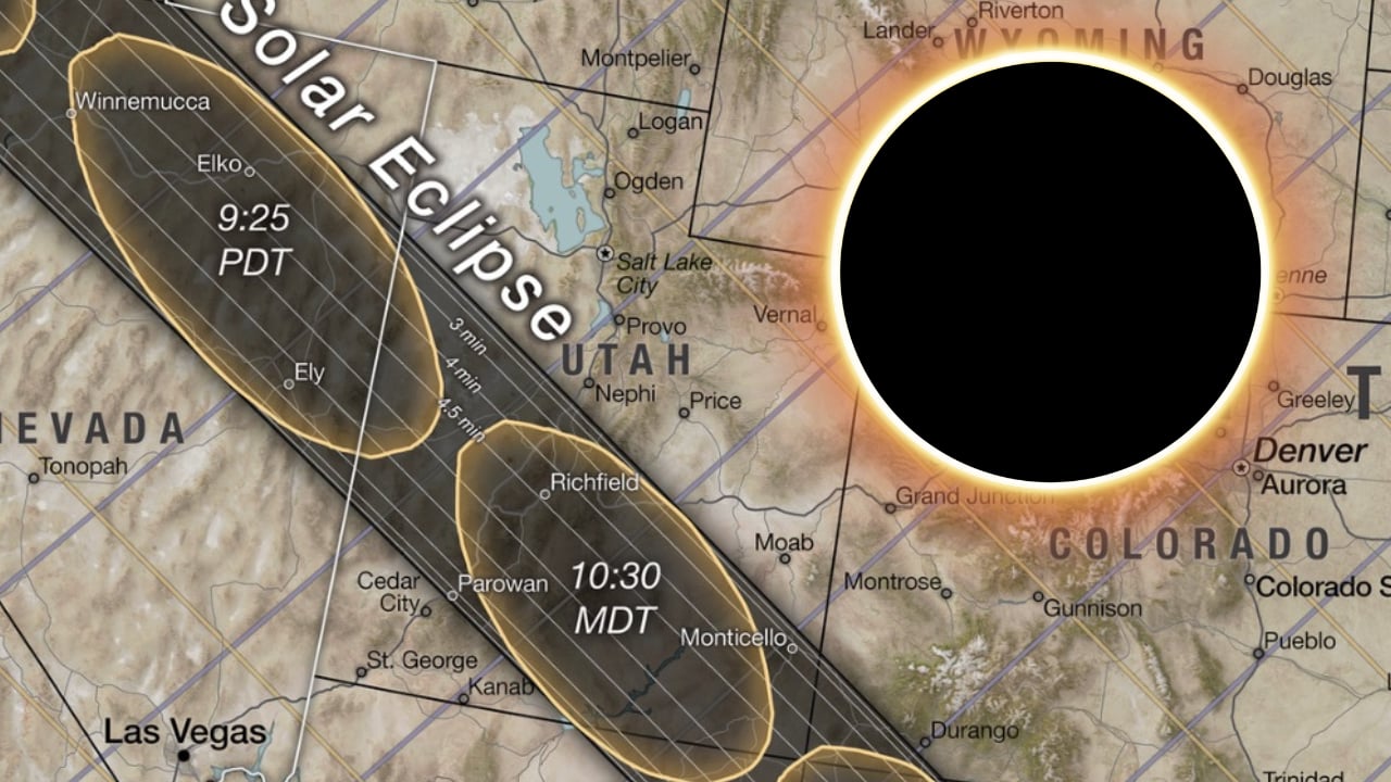 Solar Eclipse Near Utah