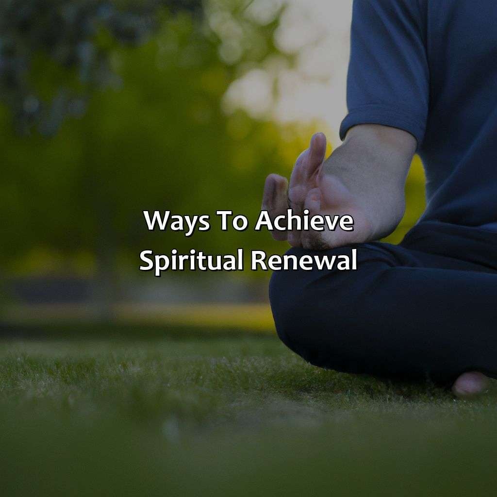 Spiritual Renewal