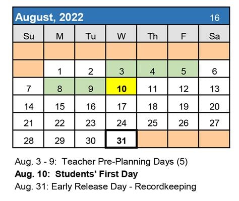 St Lucie School Calendar 2024-2025: Teachers Guide