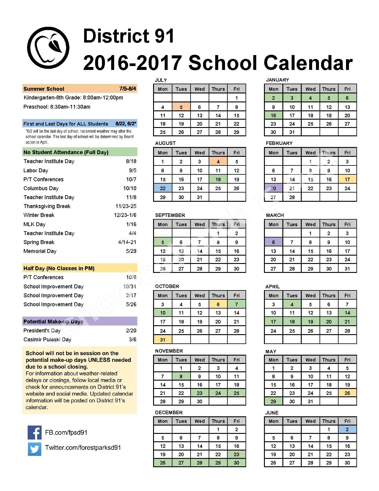 Staying Up-to-Date with the School Calendar