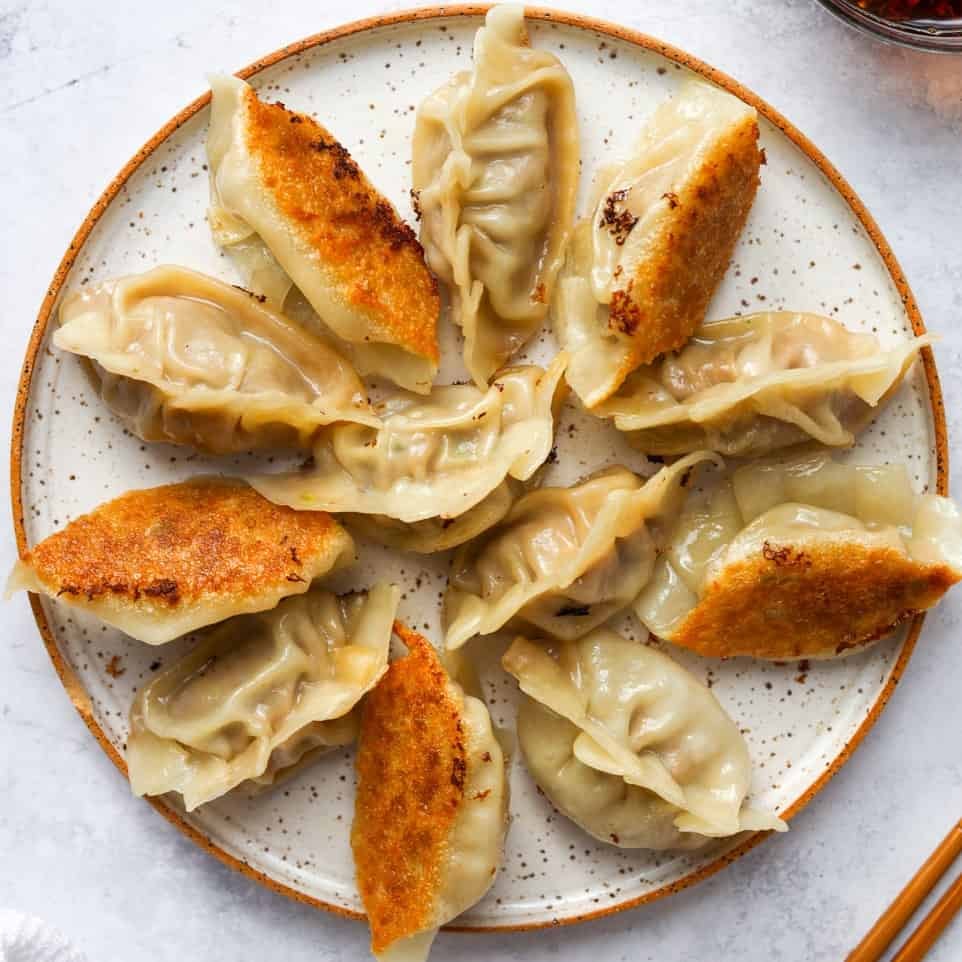 Steamed Dumplings with Pork and Vegetables