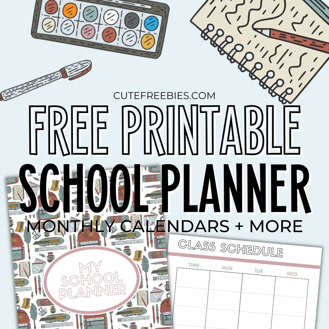 Student Planner Calendar