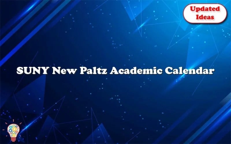 SUNY Spring 2025 Academic Calendar