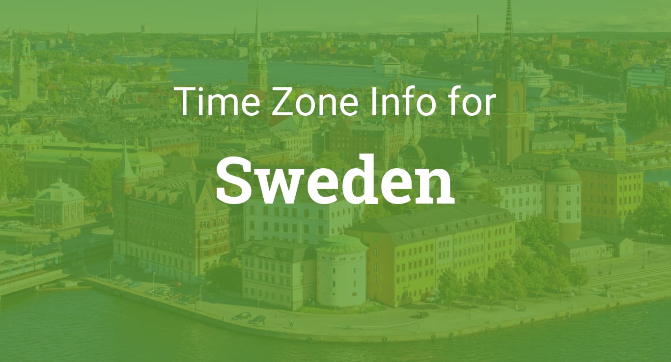 Sweden Time Zone