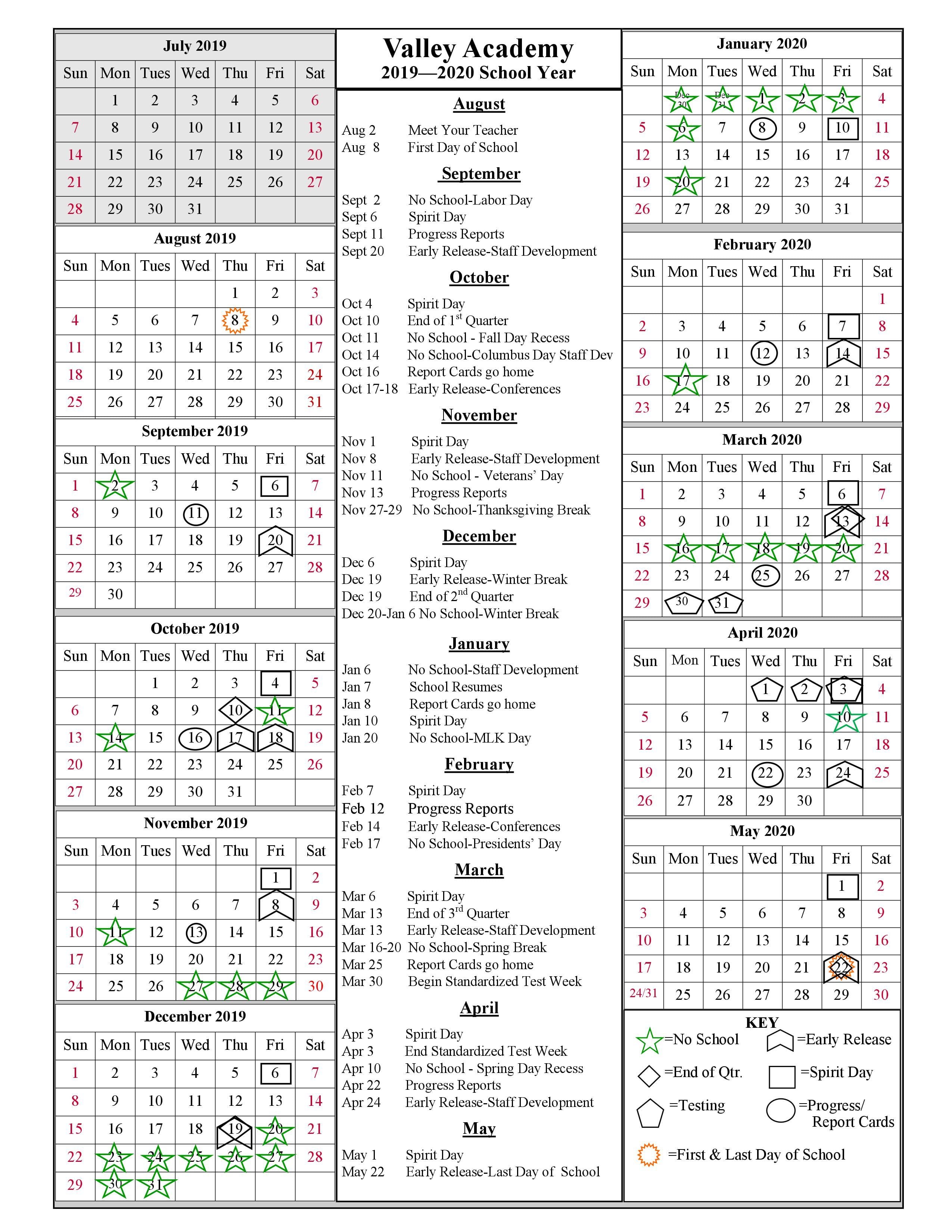 Tamu Spring Calendar 2025