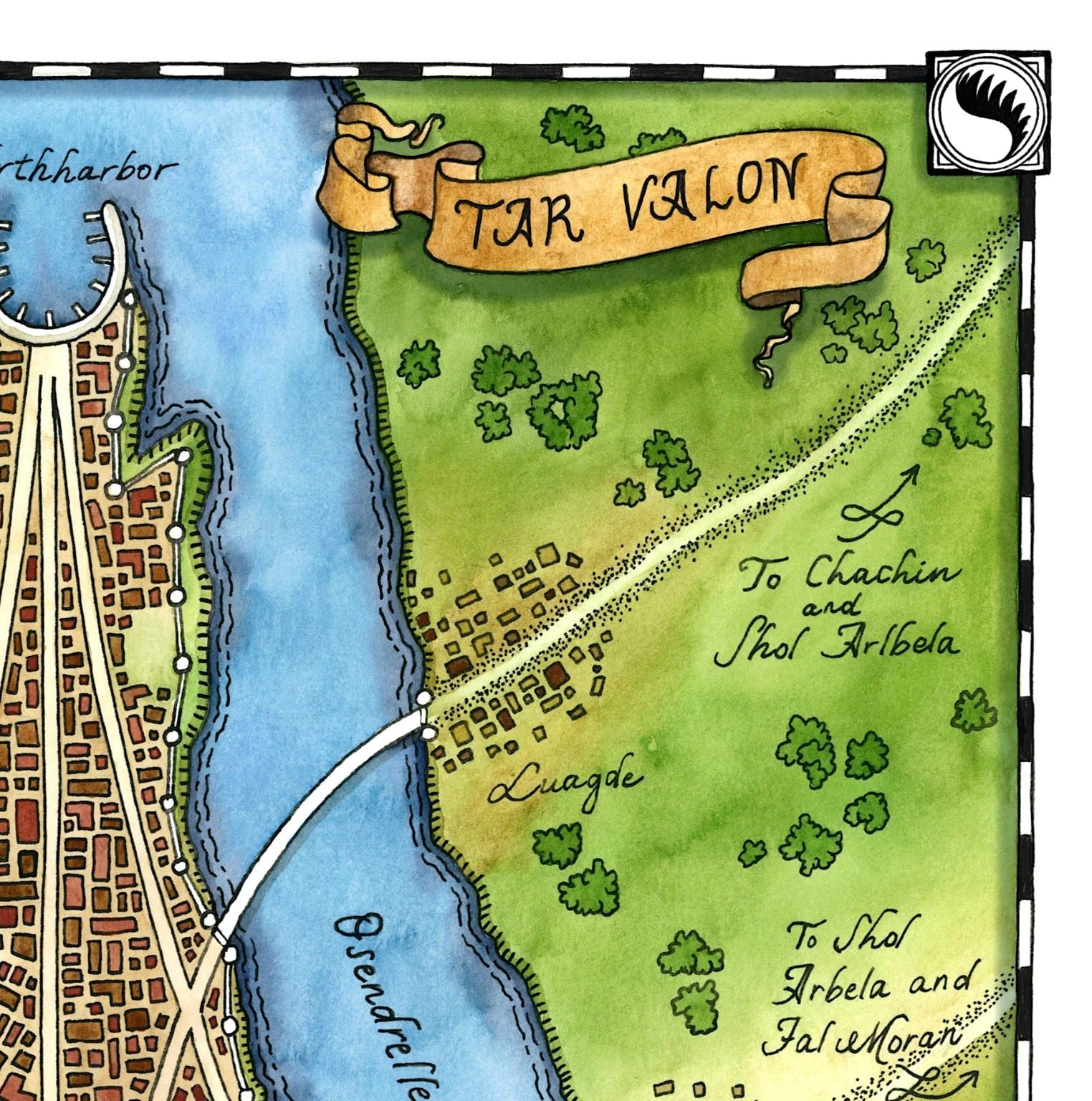 The Tar Valon Map